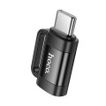 Adapter OTG USB C do Lightning Hoco 3A UA31E czarny (6).jpg