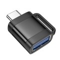 Adapter OTG USB C do USB A Hoco 3A UA31C czarny (6).jpg