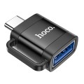 Adapter OTG USB C do USB A Hoco 3A UA31C czarny (1).jpg