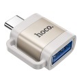 Adapter OTG USB C do USB A Hoco 3A UA31C szary (1).jpg