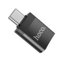 Adapter OTG USB C do USB A Hoco UA17 czarny (4).jpg