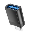 Adapter OTG USB C do USB A Hoco UA17 czarny (6).jpg