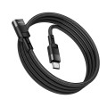 Adapter OTG USB C do USB C Hoco 3A 1,2 m U107 czarna (4).jpg