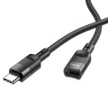 Adapter OTG USB C do USB C Hoco 3A 1,2 m U107 czarna (6).jpg