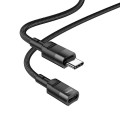Adapter OTG USB C do USB C Hoco 3A 1,2 m U107 czarna (9).jpg