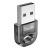 Adapter USB A bluetooth Hoco UA28 transparentny czarny (9).jpg