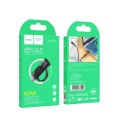 Adapter USB C do Lightning Hoco 3A 60W z wyświetlaczem UA32A czarny (1).jpg