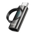 Adapter USB C do Lightning Hoco 3A 60W z wyświetlaczem UA32A czarny (6).jpg