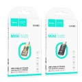 Adapter USB C do Lightning Hoco UA36D transparentny złoty (2).jpg
