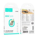 Adapter USB C do Lightning Hoco UA36D transparentny złoty (3).jpg