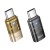 Adapter USB C do Lightning Hoco UA36D transparentny złoty (5).jpg