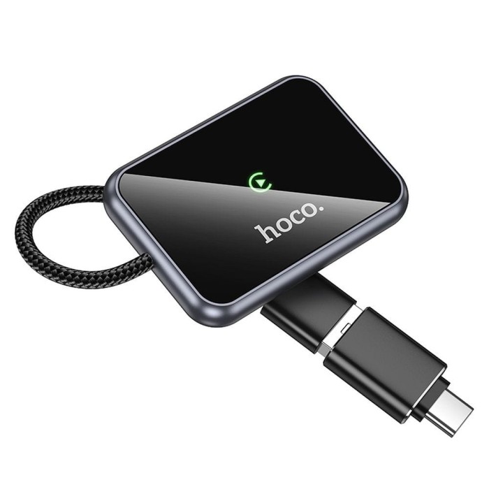 Bezprzewodowy adapter CarPlay Hoco USB A  USB C HU1 czarny (7).jpg