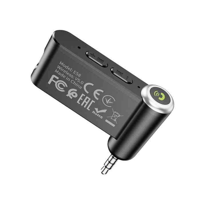 Odbiornik AUX Hoco Bluetooth Jack 3,5 mm E58 czarny (4).jpg