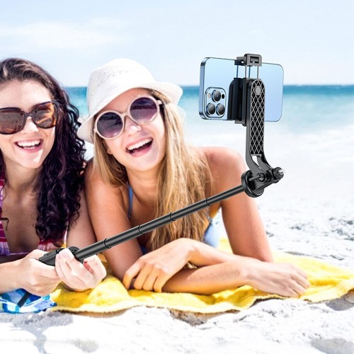 Selfie stick Hoco tripod z pilotem bezprzewodowym K21 czarny (2).jpg