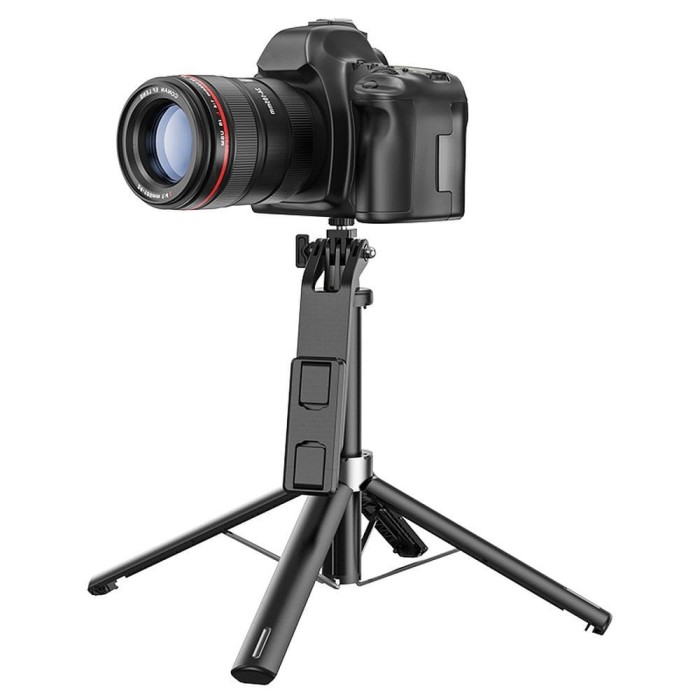 Selfie stick Hoco tripod z pilotem bezprzewodowym K21 czarny (6).jpg