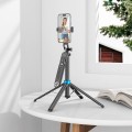 Selfie stick Hoco tripod z pilotem bezprzewodowym K22 czarny (2).jpg