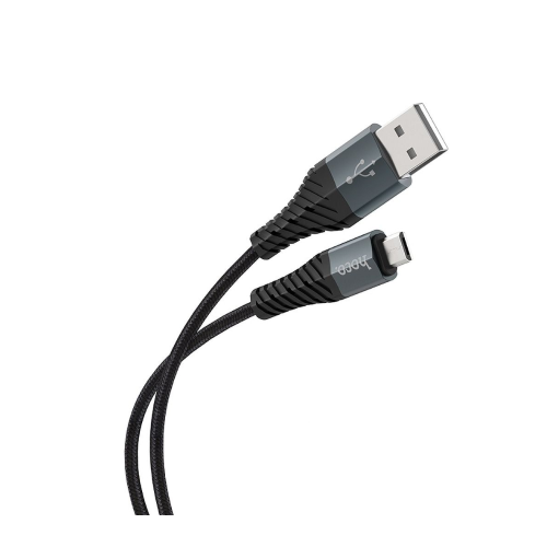 Kabel USB A do Micro USB Hoco 2,4A 1 m X38 czarny (1).png