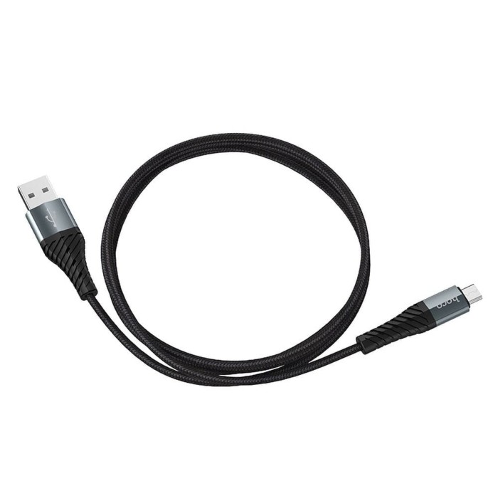 Kabel USB A do Micro USB Hoco 2,4A 1 m X38 czarny (2).jpg