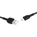 Kabel USB A do USB C Hoco 2,4A 3 m X20 czarny (2).jpg