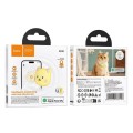Lokalizator zgodny z Apple Find My Hoco w kształcie kota E91D beżowy (1).jpg