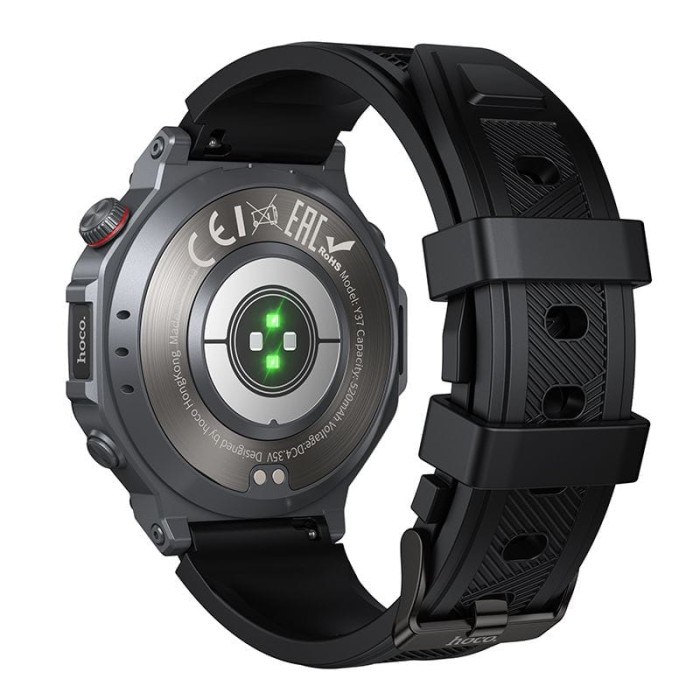 Smartwatch Hoco 1,43 AMOLED GPS z funkcją rozmowy Y37 czarny (5).jpg