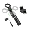 Selfie stick z magnetycznym oraz uniwersalnym mocowaniem z pilotem bezprzewodowym K27 PRO czarny Hoco (6).jpg