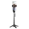 Selfie stick z magnetycznym oraz uniwersalnym mocowaniem z pilotem bezprzewodowym K27 PRO czarny Hoco (9).jpg