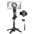 Selfie stick z magnetycznym oraz uniwersalnym mocowaniem z pilotem bezprzewodowym K27 PRO czarny Hoco (10).jpg