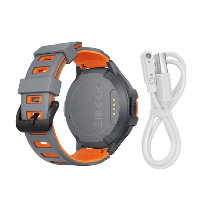 Smartwatch dla dzieci Hoco 1,28 4G GPS z funkcją rozmowy Y107 pomarańczowy (5).jpg