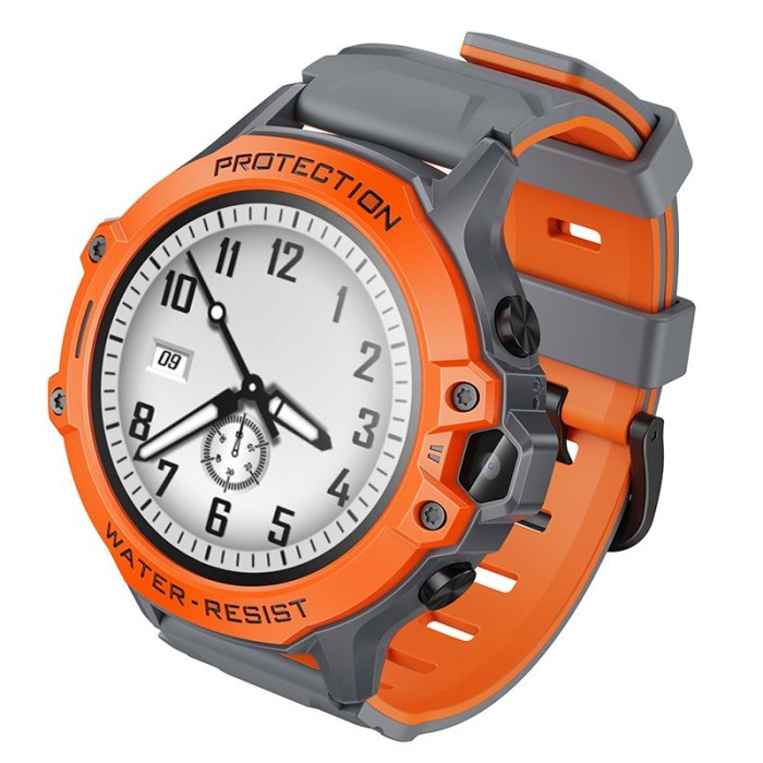 Smartwatch dla dzieci Hoco 1,28 4G GPS z funkcją rozmowy Y107 pomarańczowy (7).jpg