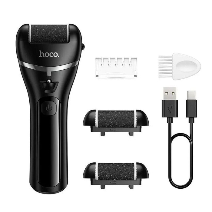 Elektryczny pilnik do stóp Hoco HP90 czarne (5).jpg