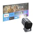 Projektor Full HD Hoco z systemem Android Wi-Fi Bluetooth 1080P DT7 metaliczny szary (6).jpg