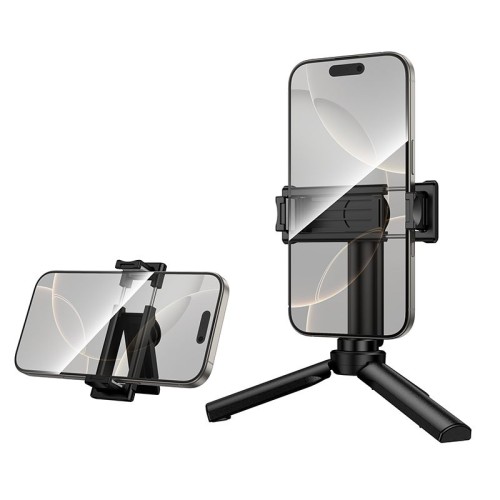 Uchwyt selfie stick tripod Hoco K100 czarny (1).jpg