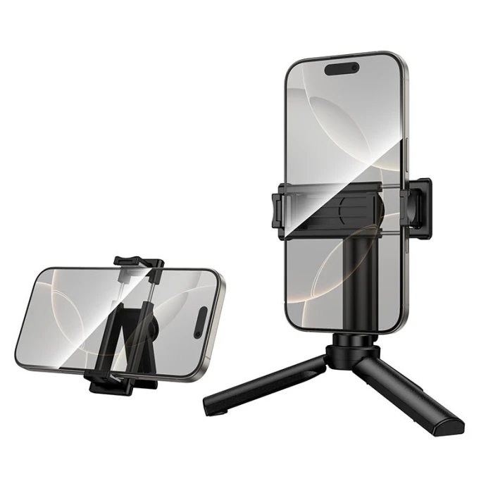Uchwyt selfie stick tripod Hoco K100 czarny (1).jpg
