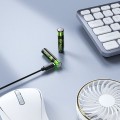 Bateria akumulatorowa AAA R3 320 mAh z gniazdem USB C + kabel USB A do 2 x USB C 2 szt Hoco JA4 czarna (3).jpg
