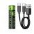 Bateria akumulatorowa AA R6 860 mAh z gniazdem USB C + kabel USB A do 2 x USB C 2 szt Hoco JA3 czarna (4).jpg