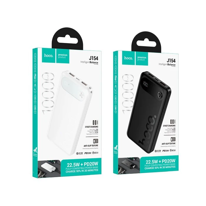 Powerbank Hoco 10000 mAh QC PD 22,5W J154 czarny (2).jpg