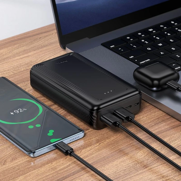 Powerbank Hoco 20000 mAh 2A J165A czarny (3).jpg