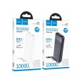 Powerbank Hoco 10000 mAh 2A z czterema wbudowanymi kablami USB A + USB C+ Lightning + Micro USB J163 czarny (1).jpg