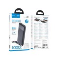 Powerbank Hoco 10000 mAh 2A z czterema wbudowanymi kablami USB A + USB C+ Lightning + Micro USB J163 czarny (2).jpg