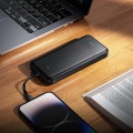 Powerbank Hoco 10000 mAh 2A z czterema wbudowanymi kablami USB A + USB C+ Lightning + Micro USB J163 czarny (3).jpg