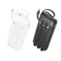 Powerbank Hoco 10000 mAh 2A z czterema wbudowanymi kablami USB A + USB C+ Lightning + Micro USB J146 czarny (5).jpg