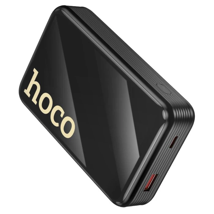Powerbank Hoco 20000 mAh QC PD 22,5W z wbudowanymi kablami USB C + Lightning Q37A czarny (7).jpg