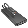 Powerbank Hoco 10000 mAh 2A z wbudowanymi kablami USB C + Lightning J118 czarny (5).jpg
