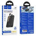 Powerbank Hoco 10000 mAh QC PD 22,5W z wbudowanymi kablami USB C + Lightning Q37 czarny (1).jpg