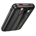 Powerbank Hoco 10000 mAh QC PD 22,5W z wbudowanymi kablami USB C + Lightning Q37 czarny (5).jpg