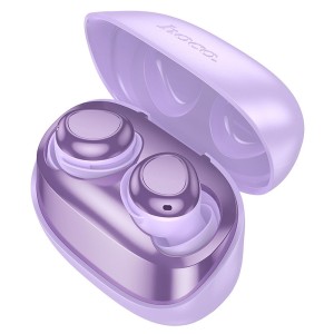 Słuchawki bezprzewodowe douszne bluetooth 4h TWS EW200 fioletowe Hoco