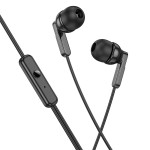 Słuchawki przewodowe Bright Jack 3,5 mm z mikrofonem M121 czarne Hoco