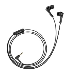 Słuchawki przewodowe  Jack 3,5 mm z mikrofonem M72 czarne Hoco