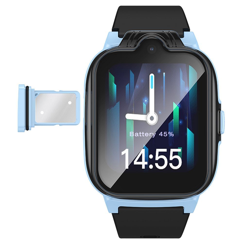 HOCO smartwatch dla dzieci z funkcją rozmowy 4G Y104 niebieski (4).jpg